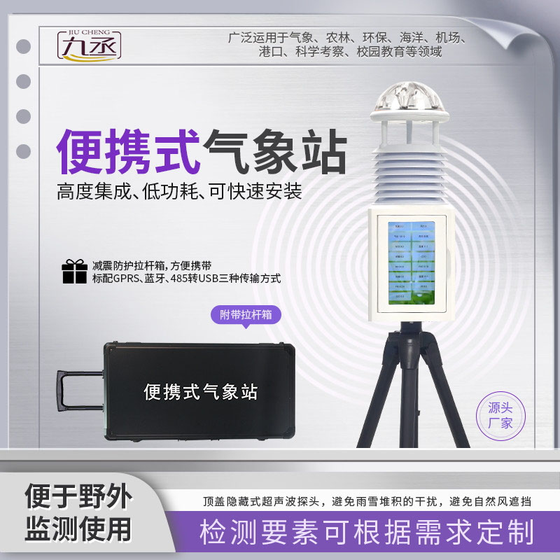 告別固定站點：小型便攜式自動氣象站開啟移動監(jiān)測新模式