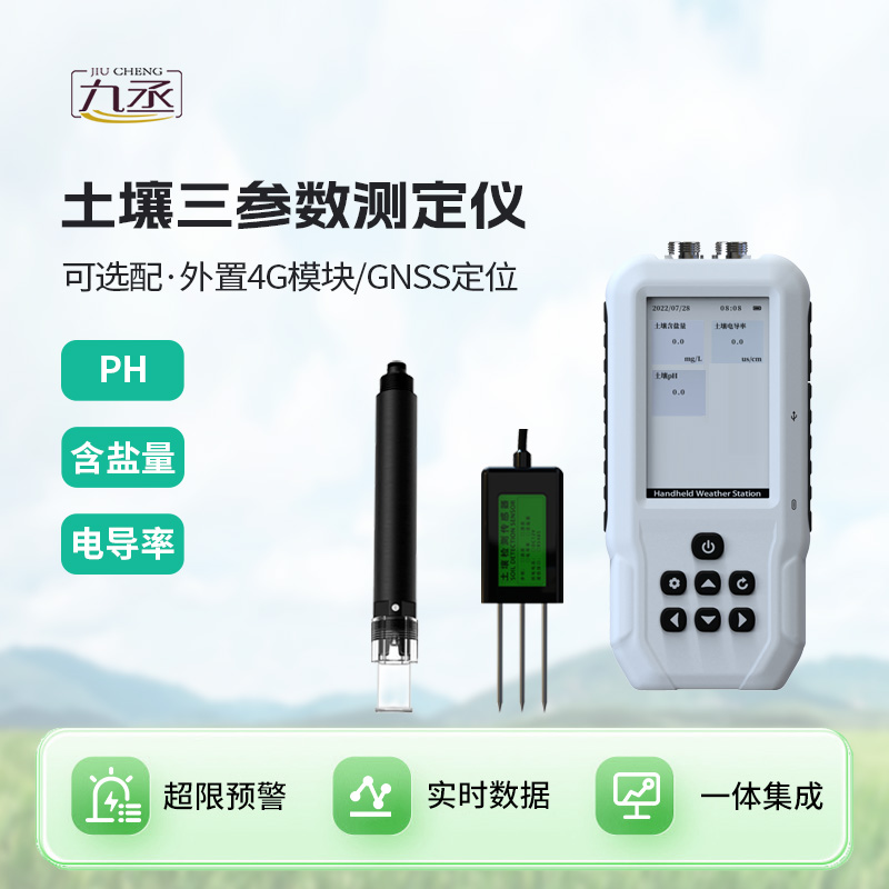 土壤電導(dǎo)率含鹽量PH檢測(cè)儀